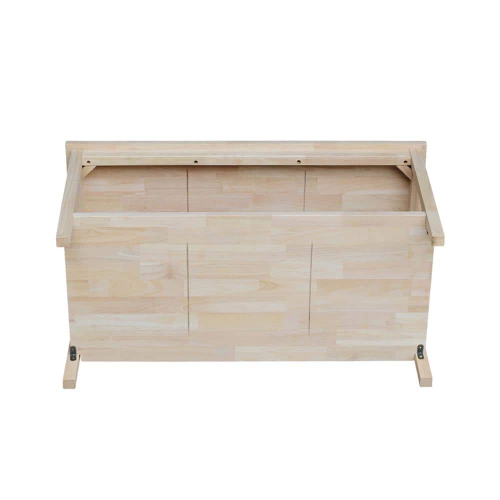 Portman 36" Natural Parawood Rectangular Coffee Table