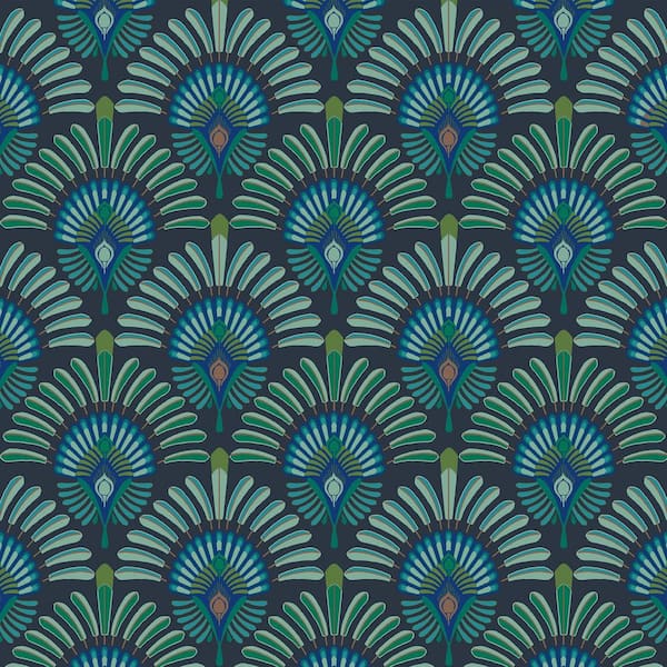 Transform Peacock Green Peel & Stick Wallpaper