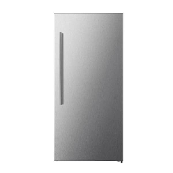 Maderno 28" Right Swing Convertible Freestanding Refrigerator/Freezer in Stainless Steel 13.6 cu. ft.