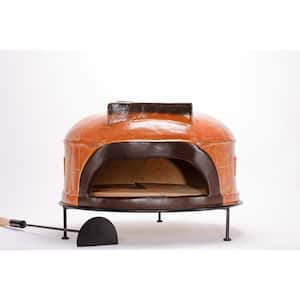 Capri Talavera Tile Countertop Wood-Fired Outdoor Pizza Oven