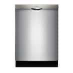 300 Series 24 in. Scoop Handle Top Control Stainless Steel Dishwasher with Stainless Steel Tall Tub, 3rd Rack, & 44 dBA
