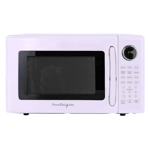 Retro 1.1 cu. ft. 1000-Watts Microwave Oven in Lavender