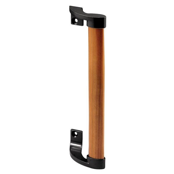 Prime-Line Black Painted End Caps Sliding Door Wood Pull