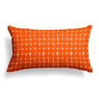 Sea Island Orange Rectangular Lumbar Outdoor Pillow