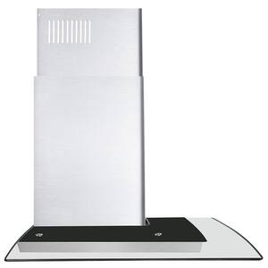 30 in. Ducted Wall Mount Range Hood in Stainless Steel with Touch Controls, LED Lighting and Permanent Filters