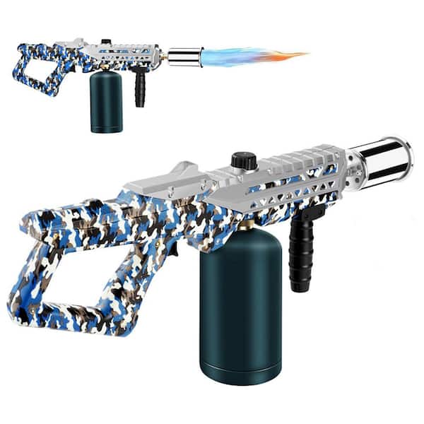 24 Inch Metal Propane Torch Gun Adjustable Flame High Heat Cooking Torch for BBQ Baking Welding Campfire
