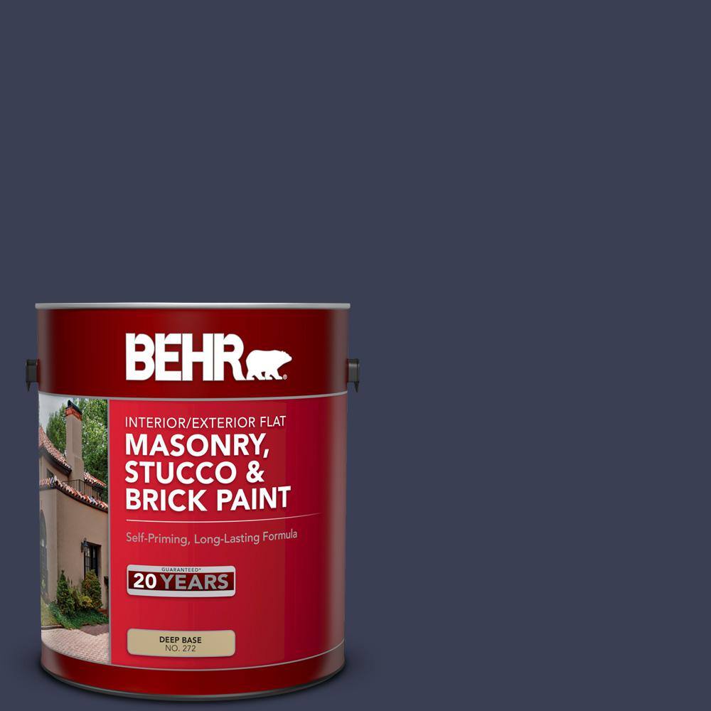 1 gal. Home Decorators Collection #HDC-CL-26A Indigo Ink Flat Interior/Exte
