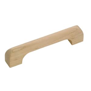 Bourgogne Collection 3 3/4 in. (96 mm) Unfinished Maple Eclectic Cabinet Bar Pull