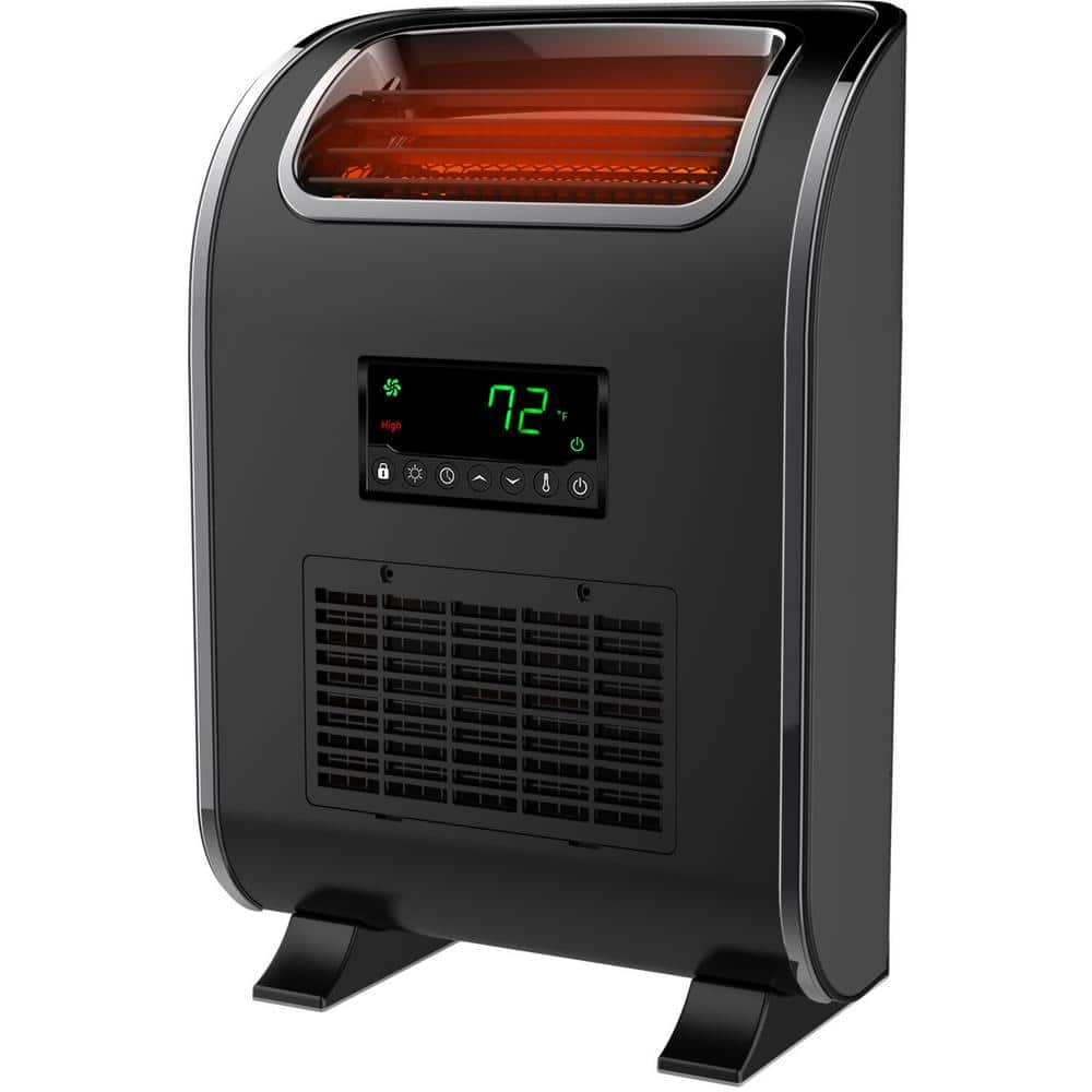 Lifesmart 1500-Watt 3 Element Slim-Line Electric Infrared Space Heater ...