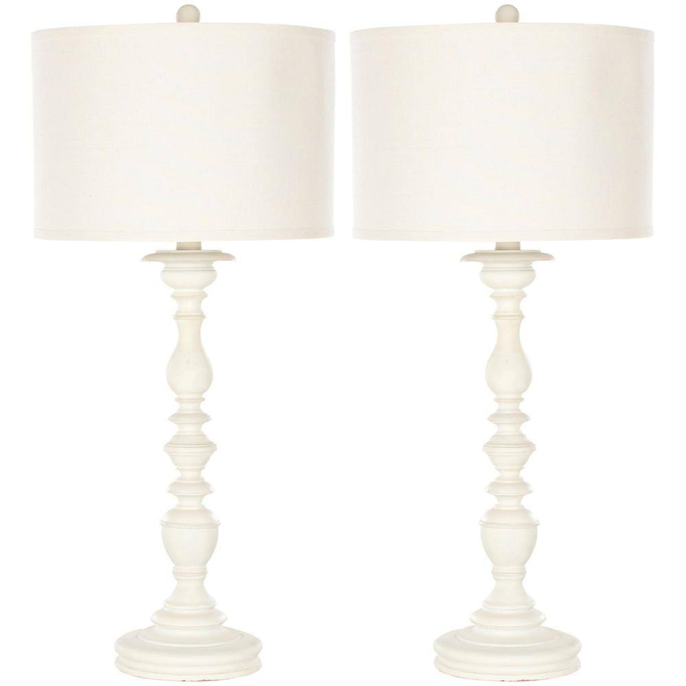 Cream Candlestick Table Lamp 