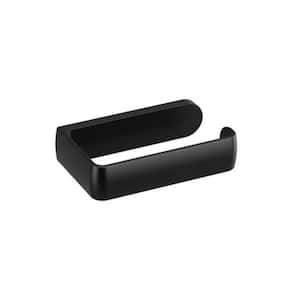 Ciclo Wall Mounted Toilet Paper Holder in Black