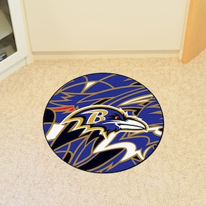 FANMATS NFL - Baltimore Ravens 30 in. x 72 in. Indoor Ticket Runner Rug  23112 - The Home Depot