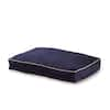 Happy Hounds Casey Large Rectangle Indoor/Outdoor Navy Dog Bed DB160L-NAVY  - The Home Depot