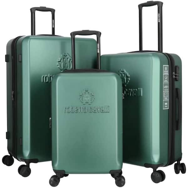 J&V TEXTILES Roberto Cavalli Luxury 3-Piece Green Expandable