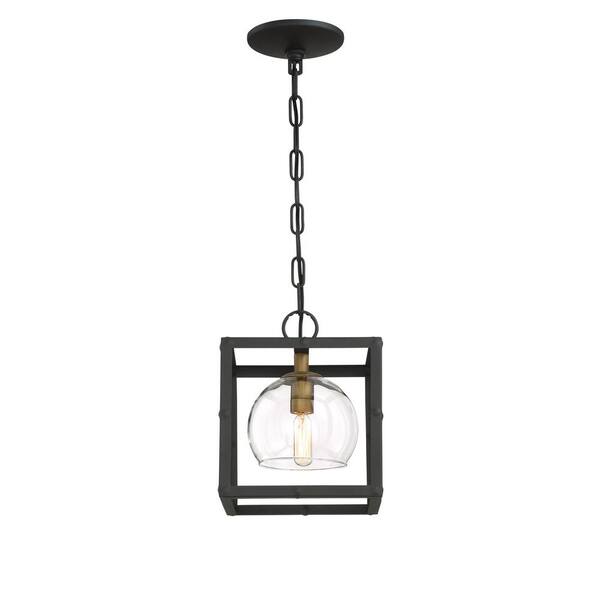 Eurofase Bentley Collection 1-Light Black Pendant