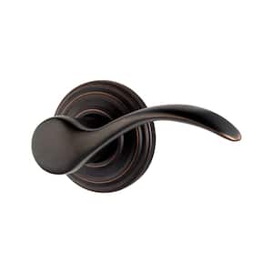 Pembroke Venetian Bronze Right-Handed Half-Dummy Door Lever with Microban Antimicrobial Technology