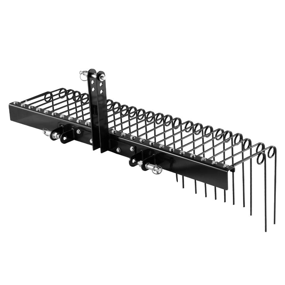 60 in. Tow Behind Landscape Rake, 3-Point Hitch Lawn Dethatcher with 26 Spring Steel Tines price history on PriceWatchPro