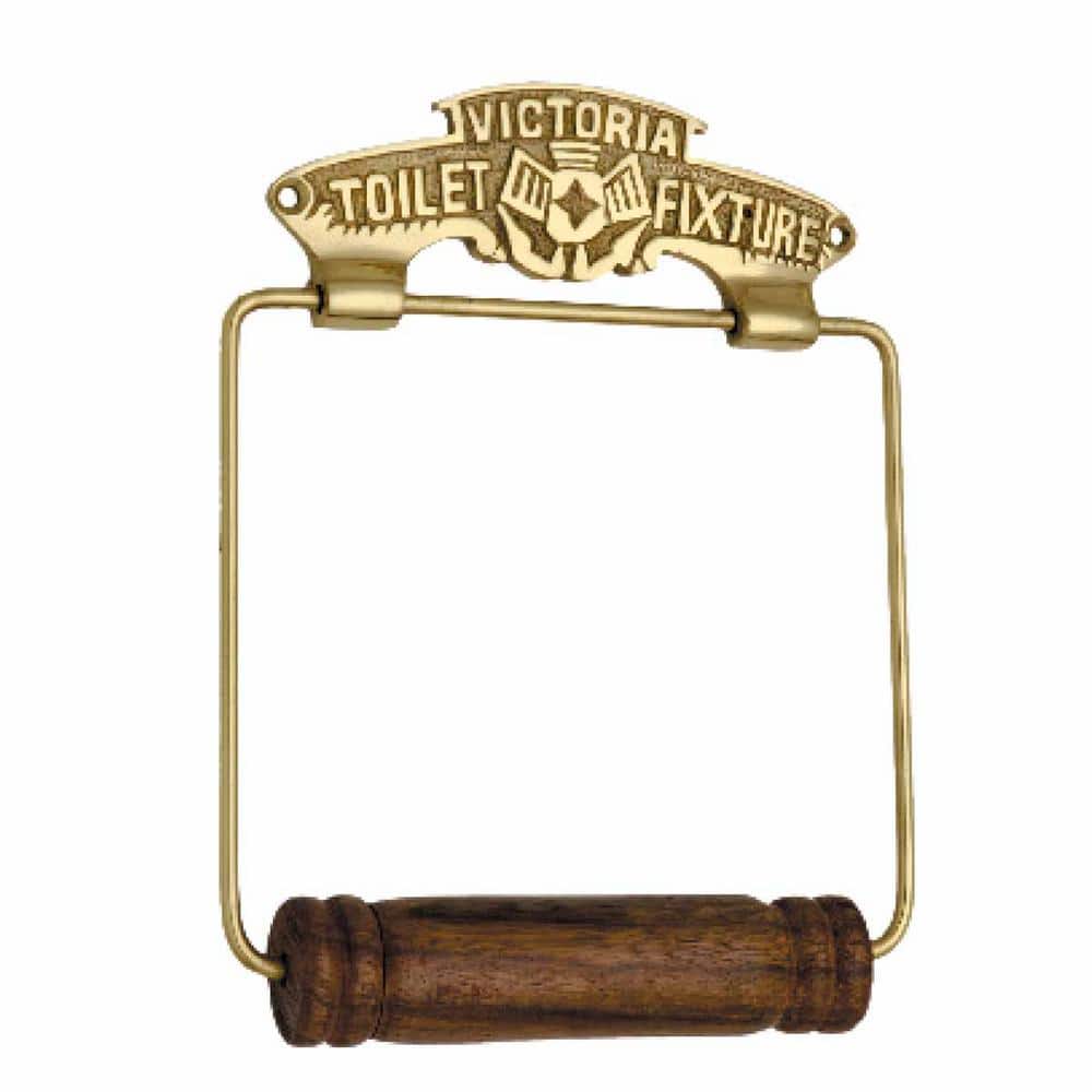 RENOVATORS SUPPLY MANUFACTURING Cast Brass Toilet Paper Holder Stand