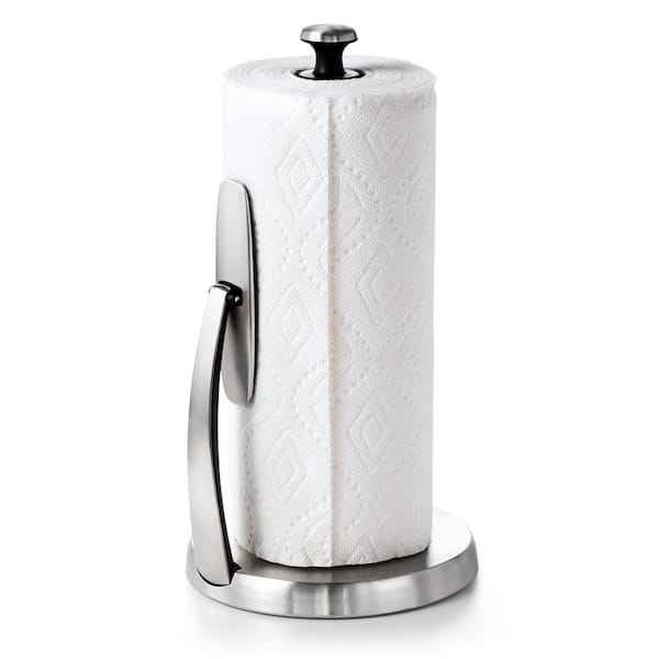 https://images.thdstatic.com/productImages/1a1dbdff-9e0b-48a5-9309-a8ec4ab7568f/svn/stainless-steel-oxo-paper-towel-holders-1066736-1f_600.jpg