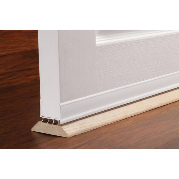 Details about   M D Entry Door Sweep 35 3 4 Inch Weathertight Seal Bottom Vinyl Kerf Style USA 