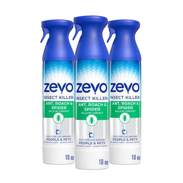 ZEVO 10 oz. Ant, Roach and Spider Insect Killer Aerosol Spray (Multi-Pack 3)