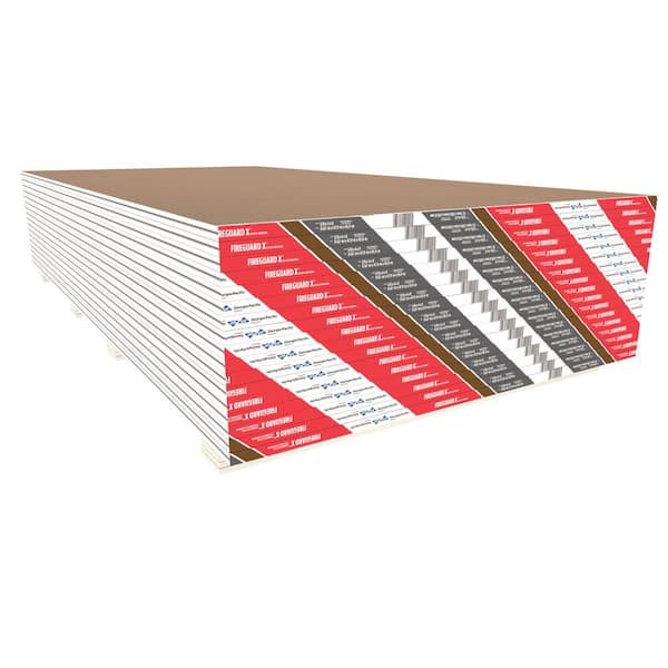 Fireguard 5/8 in. x 4 ft. x 8 ft. Gypsum Board