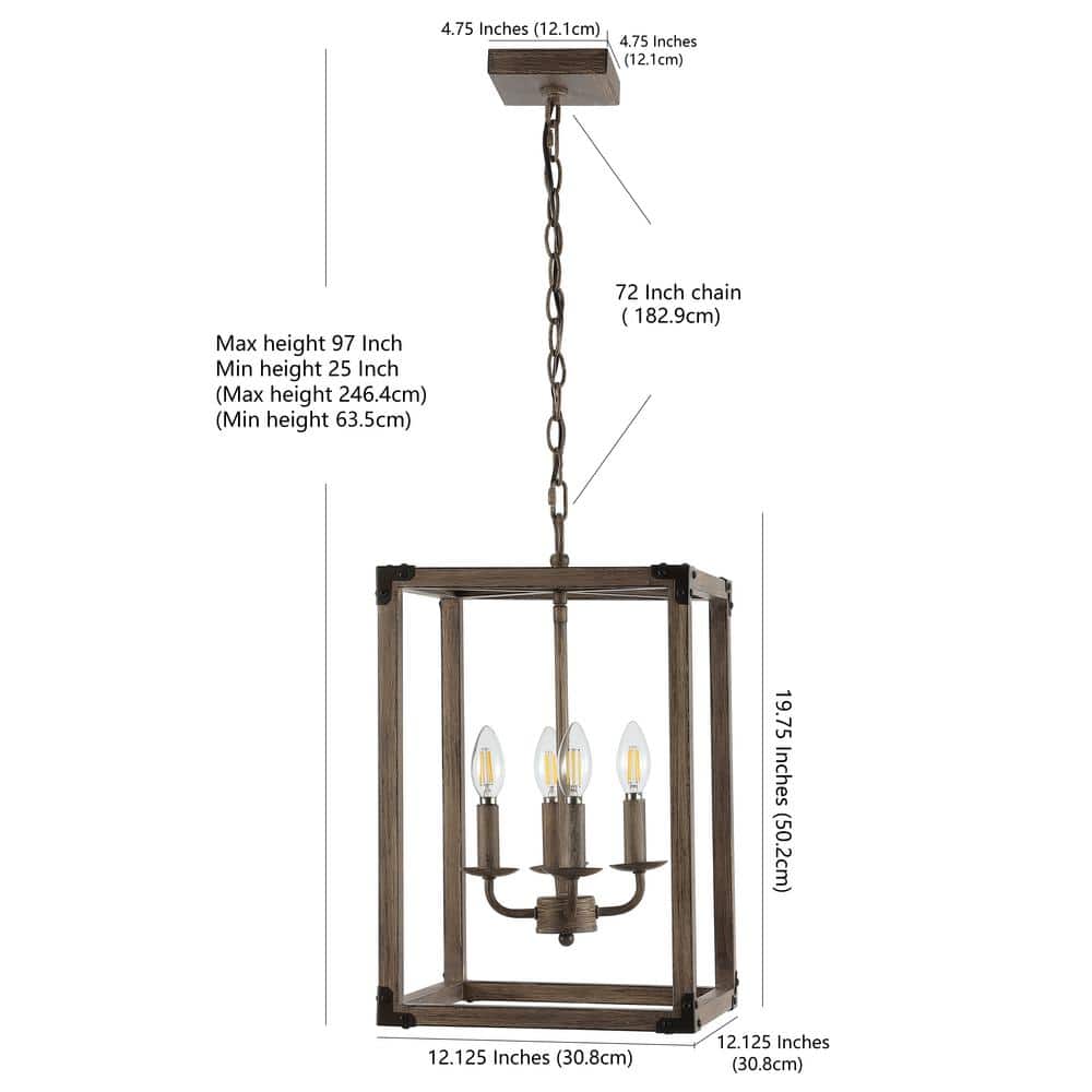 Magnolia Rustic 12" Farmhouse Iron LED Pendant - Oil-Rubbed Bronze