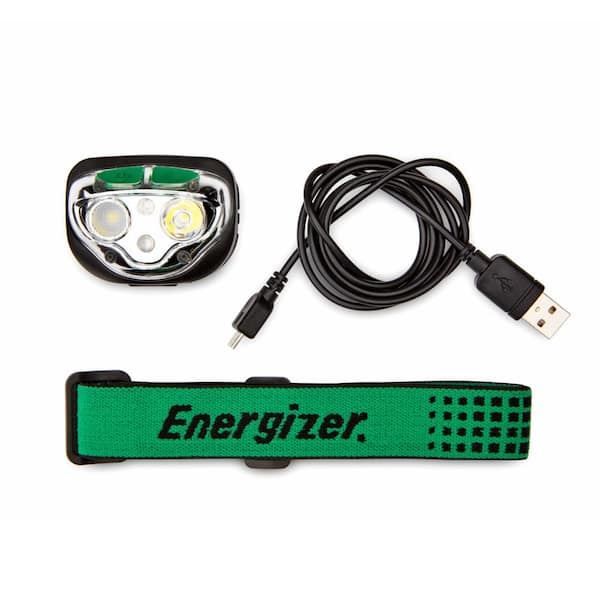 Energizer Vision Ultra HD Rechargeable Headlamp, 400 Lumens ENHDFRLP - The  Home Depot