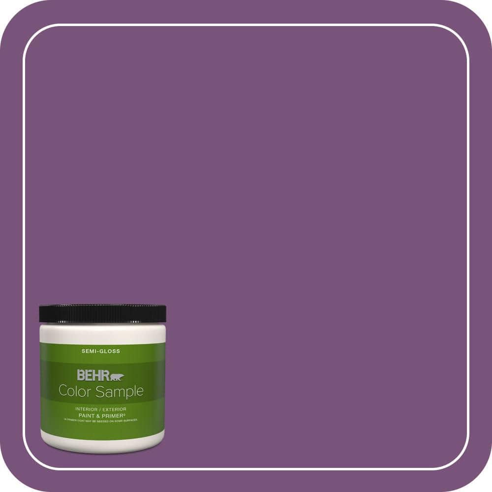 BEHR PREMIUM PLUS 8 oz. #MQ4-62 Birthstone Semi-Gloss Interior/Exterior ...