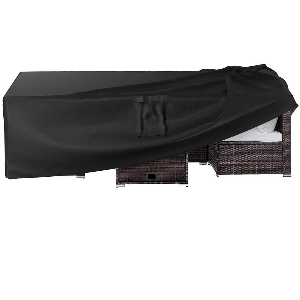 98 in. W x 78 in. D Patio Furniture Cover, Waterproof, Weather Resistant, Outside Table & Chair Cover, Heavy Duty 600D price history on PriceWatchPro