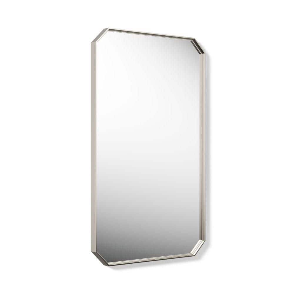 Claude by Studio McGee 24 in. Rectangular Framed Surface-Mount Bathroom Vanity Mirror In Vibrant Polished Nickel price history on PriceWatchPro