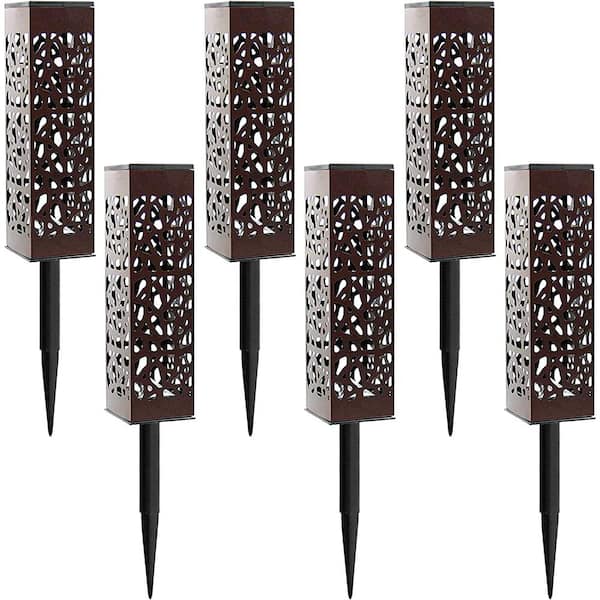 Unbranded Solar Pathway Lights 6 Pack, LED Garden Lights, Solar Path Lights Outdoor