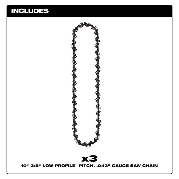 10 in. Saw Chain (3-Pack)