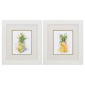 16 in. X 18 in. White Gallery Picture Frame Delicious Ripe (Set of 2)