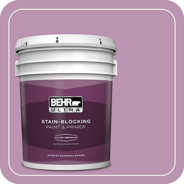 BEHR ULTRA 5 gal. Home Decorators Collection #HDC-MD-10 Blooming Lilac Extra Durable Eggshell Enamel Interior Paint & Primer