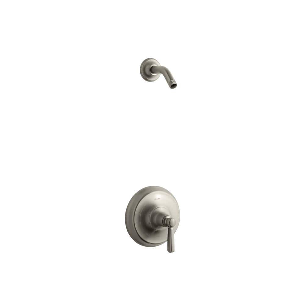 Vibrant Polished Nickel KOHLER K-T10593-4P-SN Bancroft Thermostatic Trim with White Ceramic Lever Handle Valve Not Included Vibrant Polished Nickel KOHLER K-T10593-4P-SN Bancroft Thermostatic Trim with White Ceramic Lever Handle Valve Not Included