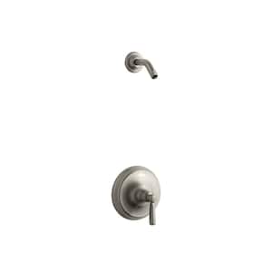 Bancroft 1-Handle Shower Valve Trim Kit with Metal Lever Handle, Less Showerhead in Vibrant Brushed Nickel