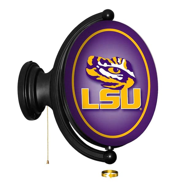 LSU Tigers Original Round Rotating Lighted Wall Sign