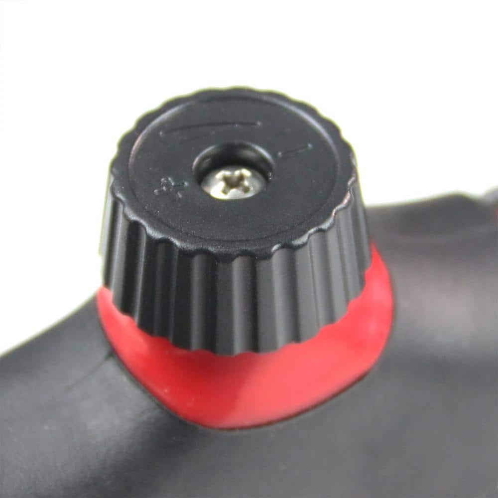 18-inch Black and Red Adjustable Spray Pattern Watering Wand