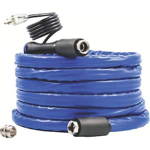 Valterra W01-5315 RV Heated Fresh Water Supply Hose 1/2 x 15ft Length Blue