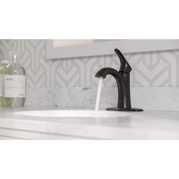 Weller Single Hole Single-Handle Bathroom Faucet Tuscan Bronze