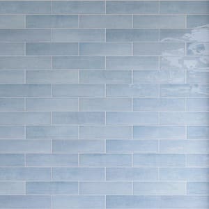 Cyra Acqua 2.95 in. x 11.81 in. Polished Ceramic Subway Wall Tile (10.76 sq. ft./Case)