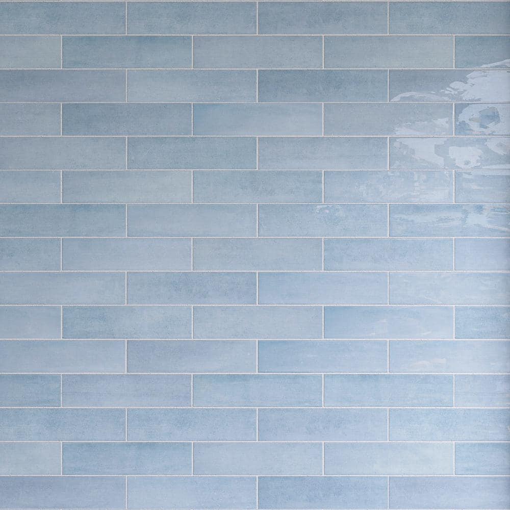 Cyra Acqua 2.95 in. x 11.81 in. Polished Ceramic Subway Tile Sample price history on PriceWatchPro