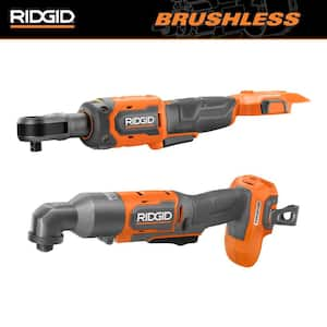 18V Brushless Cordless 2-Tool Combo Kit with SubCompact Right Angle Impact Driver and 3/8 in. Ratchet (Tools Only)