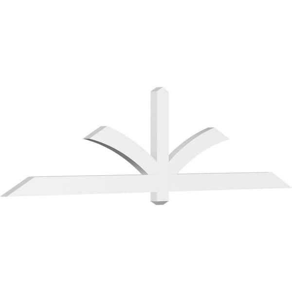 Ekena Millwork Redmond 96 in. W x 24 in. H x 2 in. D Signature Polyurethane Bracket