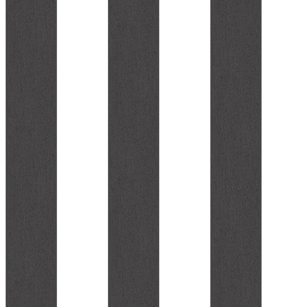 Smart Stripes 3 Black/White Surface Stripe Matte Finish Non-Pasted Vinyl on