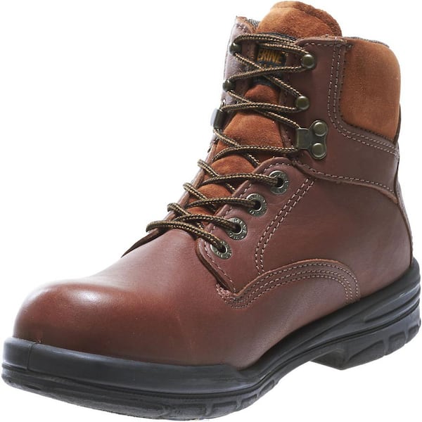 Wolverine DuraShocks Mens 11.5 W Brown Leather Work Boots W03122 Oil Resistant Wolverine Mens W03122 Durashock SR Boot Brown 10.5 M US for  main image 3