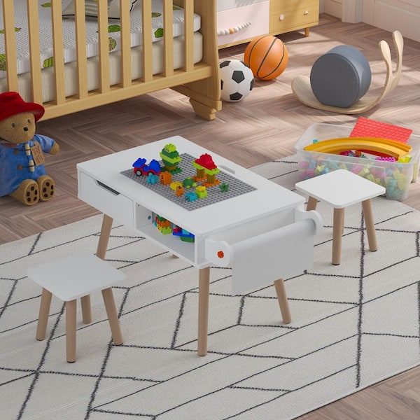 Kids Art Table With Storage