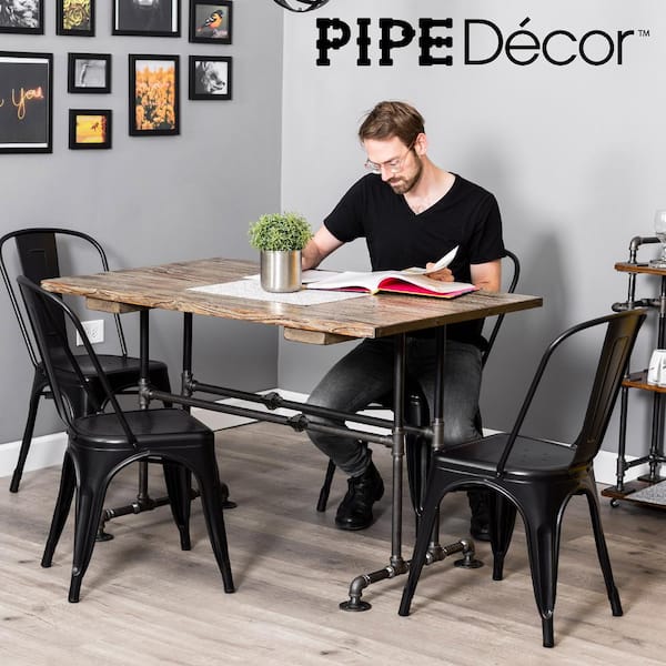 Bridge Design Kitchen Table Kit, Pipe Decor Table Legs