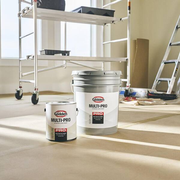Glidden Multi-Pro 5 gal. PPG1222-1 Lime Meringue Ultra Flat